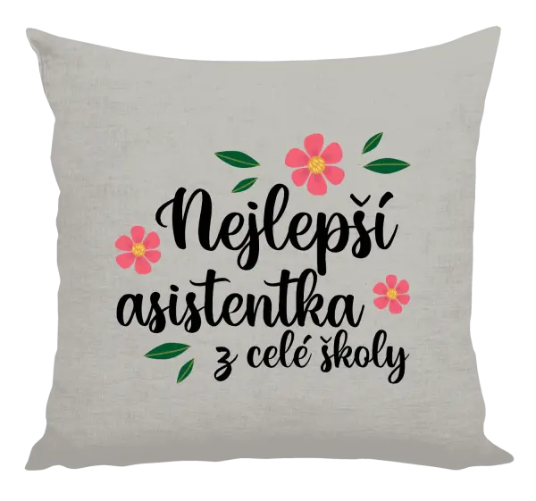 Vankúš Nejlepší asistentka z celé školy - kopie