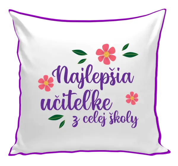 Vankúš Nejlepší učitelka z celé školy - kopie