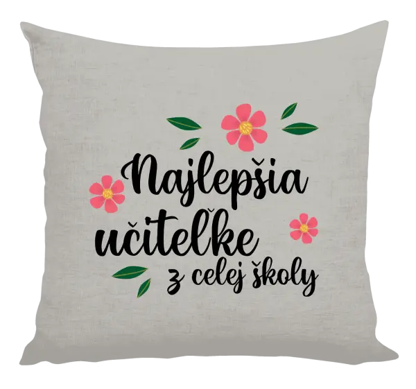 Vankúš Nejlepší učitelka z celé školy - kopie