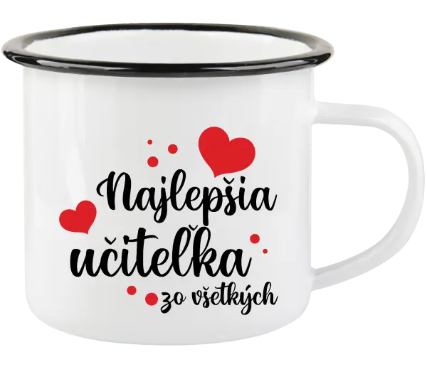 Plecháčik Najlepšia učiteľka zo všetkých - srdiečka