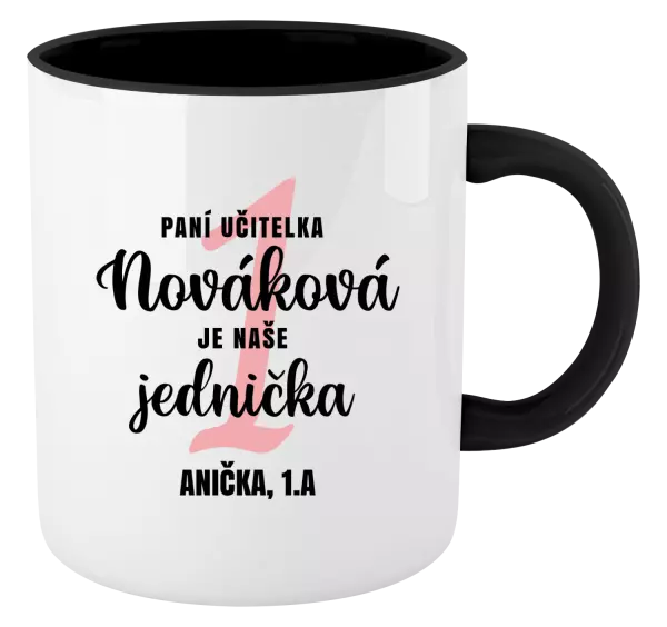 Hrnček  Paní učitelka je naše jednička - kopie