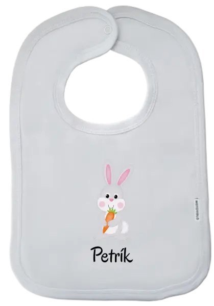 Detský podbradník Zajačik, vlastné meno