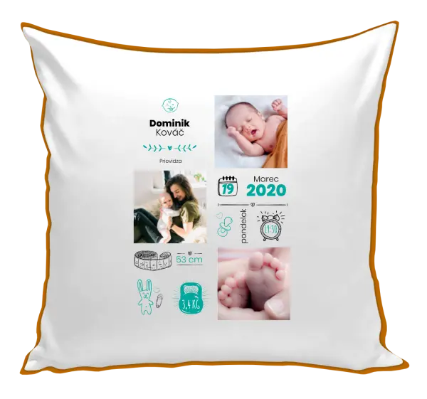 Vankúš Narození kluka - kopie