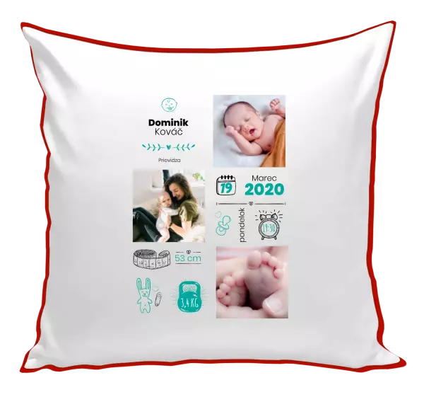 Vankúš Narození kluka - kopie