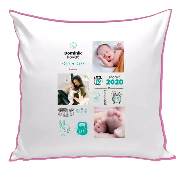Vankúš Narození kluka - kopie
