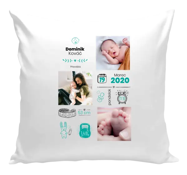 Vankúš Narození kluka - kopie