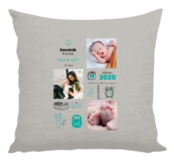 Vankúš Narození kluka - kopie