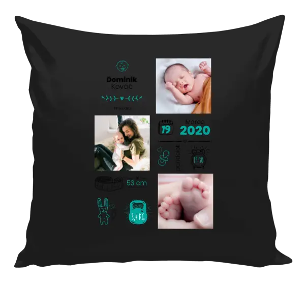 Vankúš Narození kluka - kopie