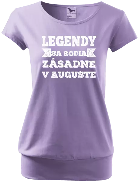 Dámske tričko Legendy se rodí zásadně v... - kopie