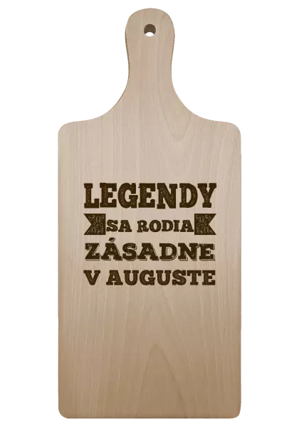 Doštička Legendy sa rodia zásadne v...