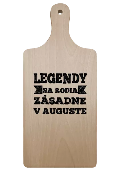 Doštička Legendy sa rodia zásadne v...