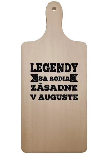 Doštička Legendy sa rodia zásadne v...