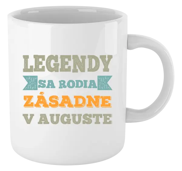 Hrnček Legendy se rodí zásadně v... - kopie
