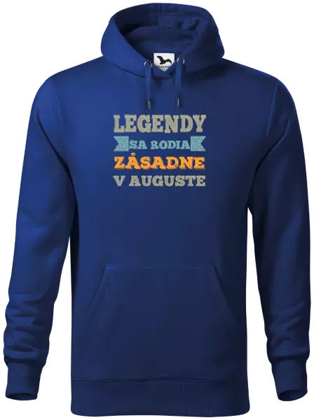 Pánska mikina Legendy se rodí zásadně v... - kopie