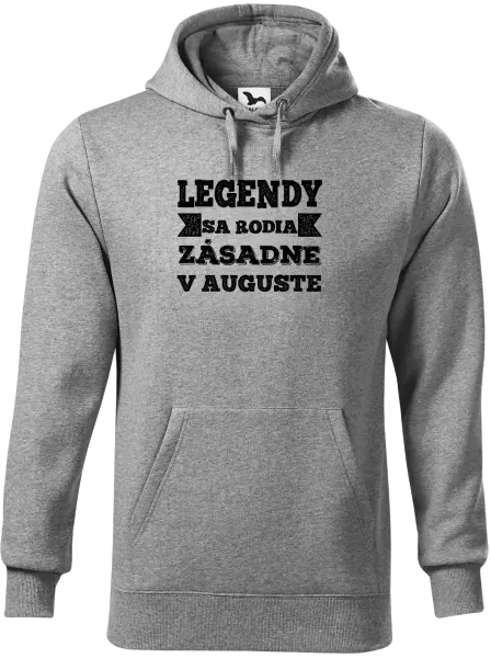 Pánska mikina Legendy se rodí zásadně v... - kopie