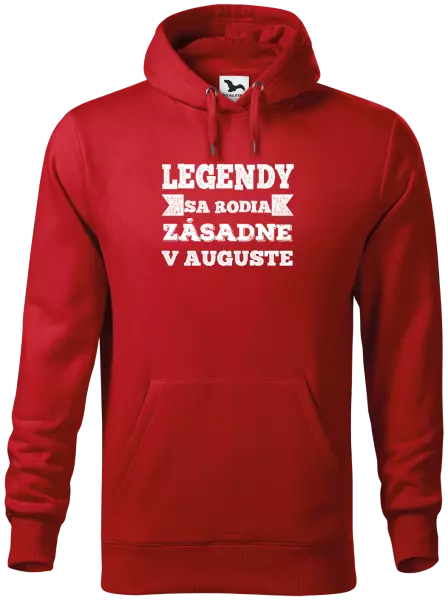 Pánska mikina Legendy se rodí zásadně v... - kopie