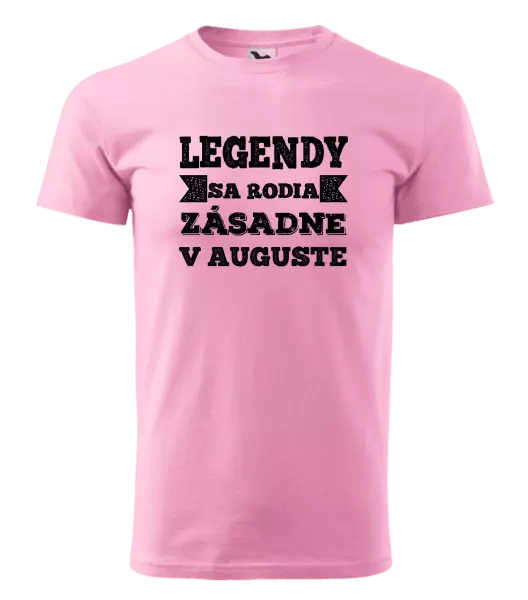 Pánske narodeninové tričko Legendy se rodí zásadně v... - kopie