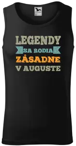 Pánske tielko Legendy se rodí zásadně v... - kopie
