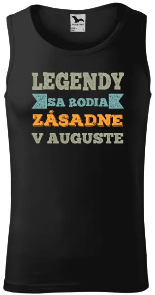 Pánske tielko Legendy se rodí zásadně v... - kopie