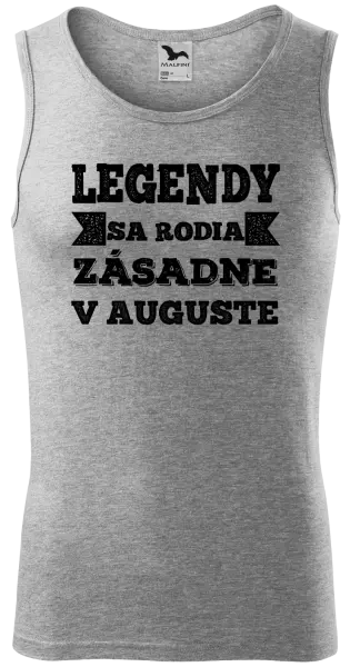 Pánske tielko Legendy se rodí zásadně v... - kopie