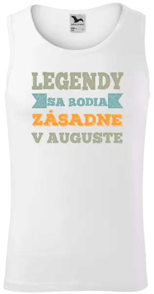 Pánske tielko Legendy se rodí zásadně v... - kopie