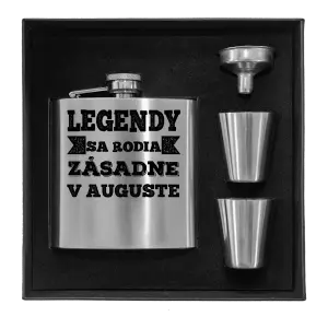 Ploskačka v krabičke Legendy se rodí zásadně v... - kopie