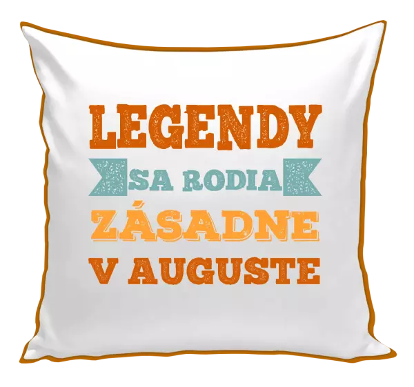 Vankúš Legendy sa rodia zásadne v...