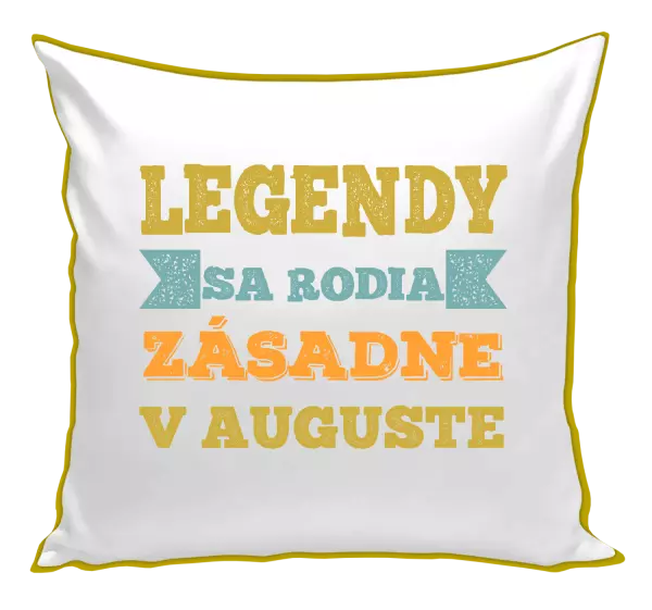 Vankúš Legendy se rodí zásadně v... - kopie