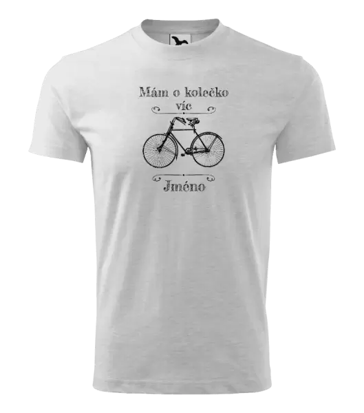 Dětské tričko Mám o kolečko víc se jménem