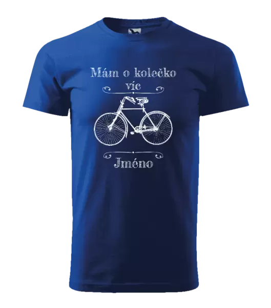 Pánské tričko Mám o kolečko víc se jménem