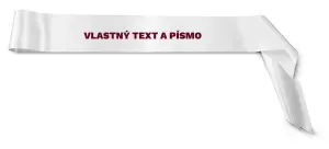 Šerpa Vlastný text na stuhy