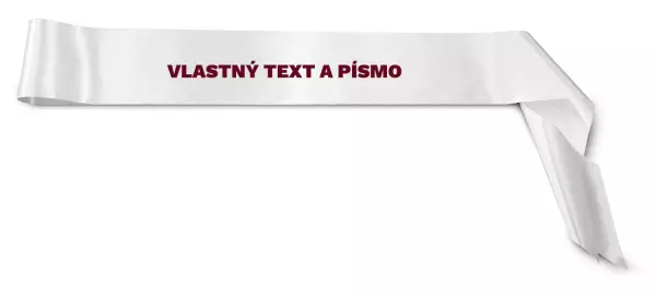 Šerpa Vlastný text na stuhy