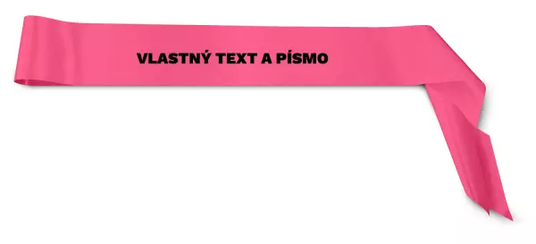Šerpa Vlastný text na stuhy