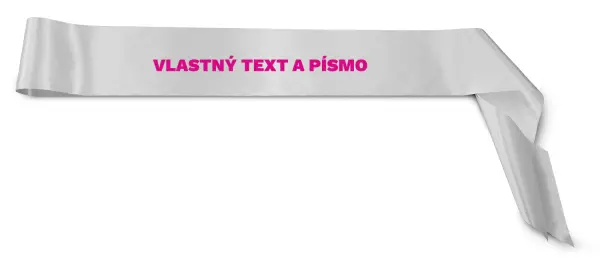 Šerpa Vlastný text na stuhy