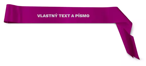 Šerpa Vlastný text na stuhy