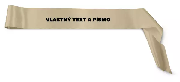 Šerpa Vlastný text na stuhy