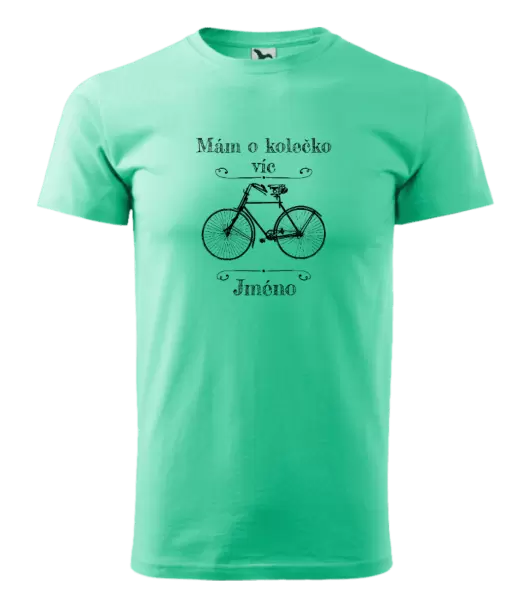 Pánské tričko Mám o kolečko víc se jménem
