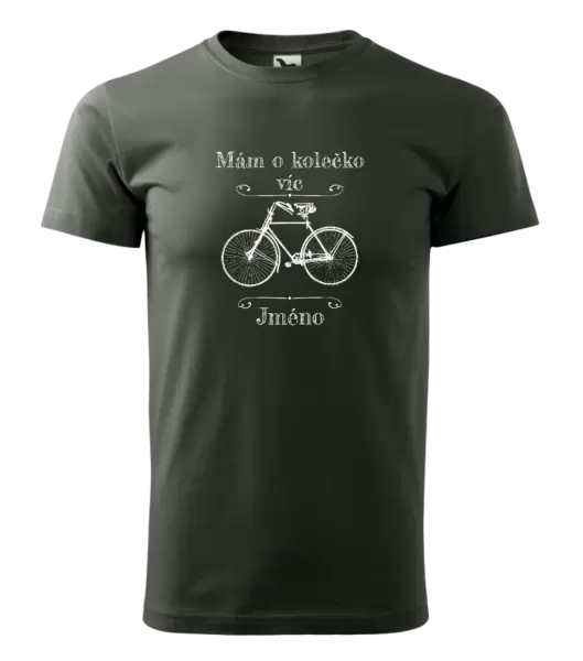 Pánské tričko Mám o kolečko víc se jménem