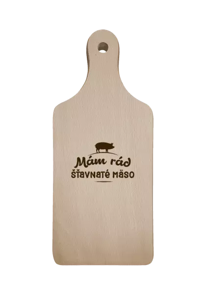 Doštička Mám rád šťavnaté mäso