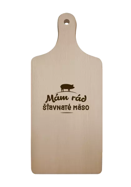 Doštička Mám rád šťavnaté mäso