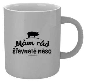 Hrnček metalický Mám rád šťavnaté masíčko - kopie