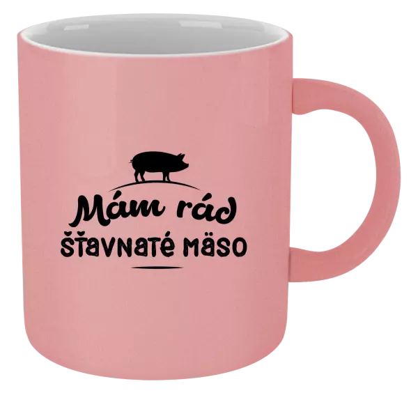 Hrnček metalický Mám rád šťavnaté masíčko - kopie