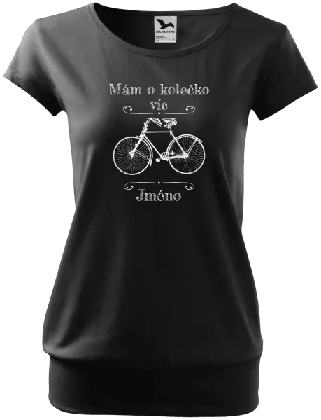 Dámské tričko Mám o kolečko víc se jménem
