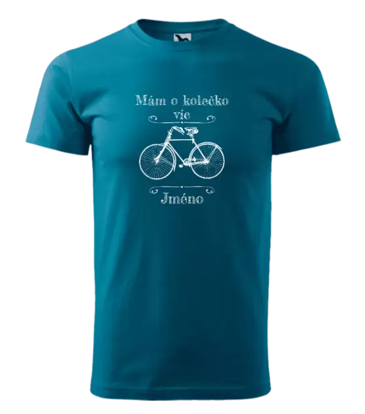 Pánské tričko Mám o kolečko víc se jménem