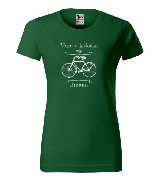 Dámské tričko Mám o kolečko víc se jménem