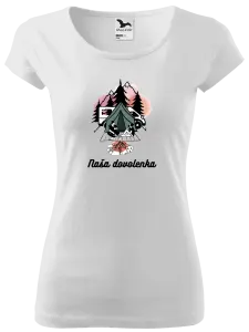 Dámske tričko Camp, naše dovolená - kopie