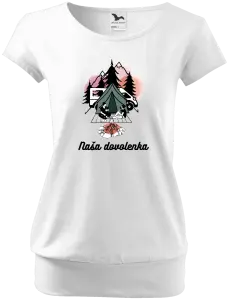 Dámske tričko Camp, naše dovolená - kopie