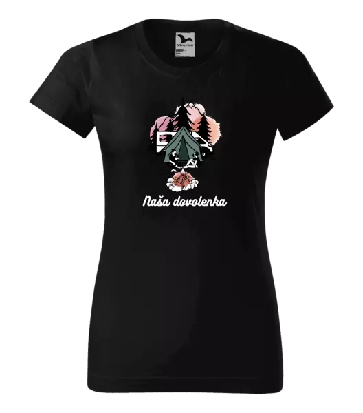 Dámske tričko Camp, naše dovolená - kopie