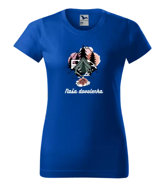 Dámske tričko Camp, naše dovolená - kopie