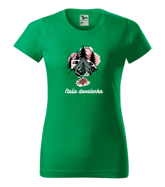 Dámske tričko Camp, naše dovolená - kopie